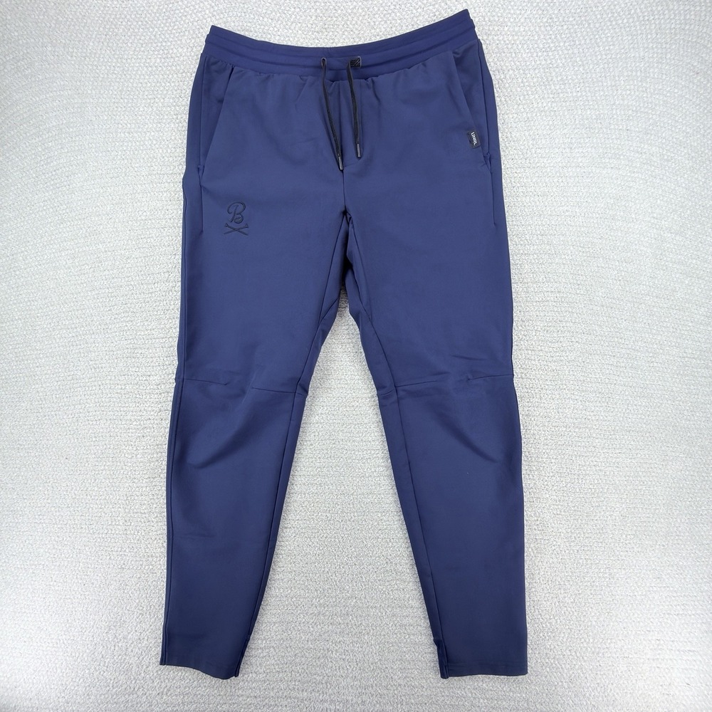 UNRL Performance Jogger Pants Mens Medium Navy Blue Stretch Athleisure